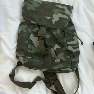 PINK camo mini backpack